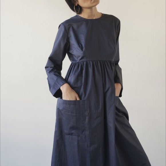 🇨🇦 Sunja Link cotton poplin dress - Picture 1 of 5